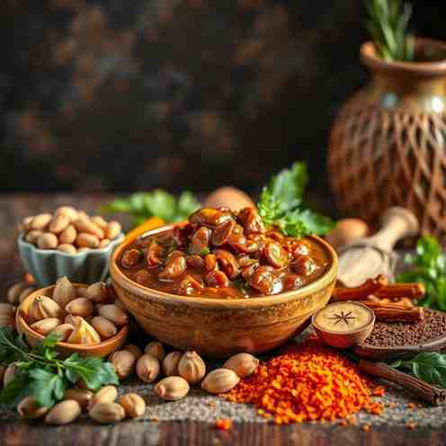 Ivorian Sauce Graine - Palm Nut Stew Recipe